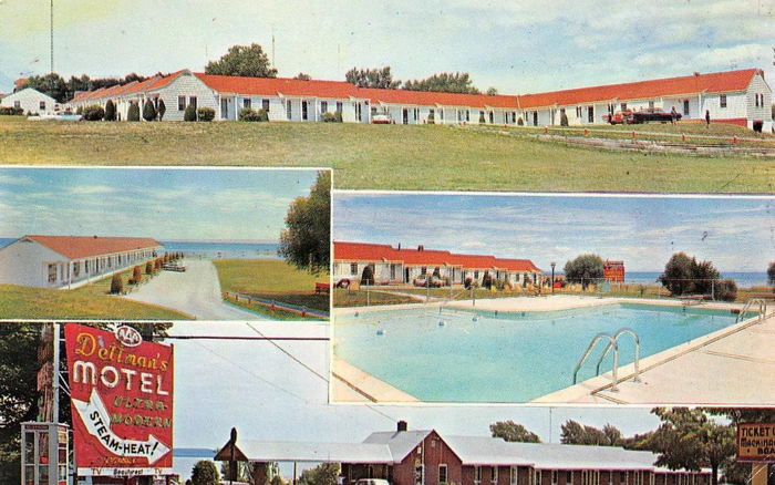 Dettmans Motel - Vintage Postcard (newer photo)